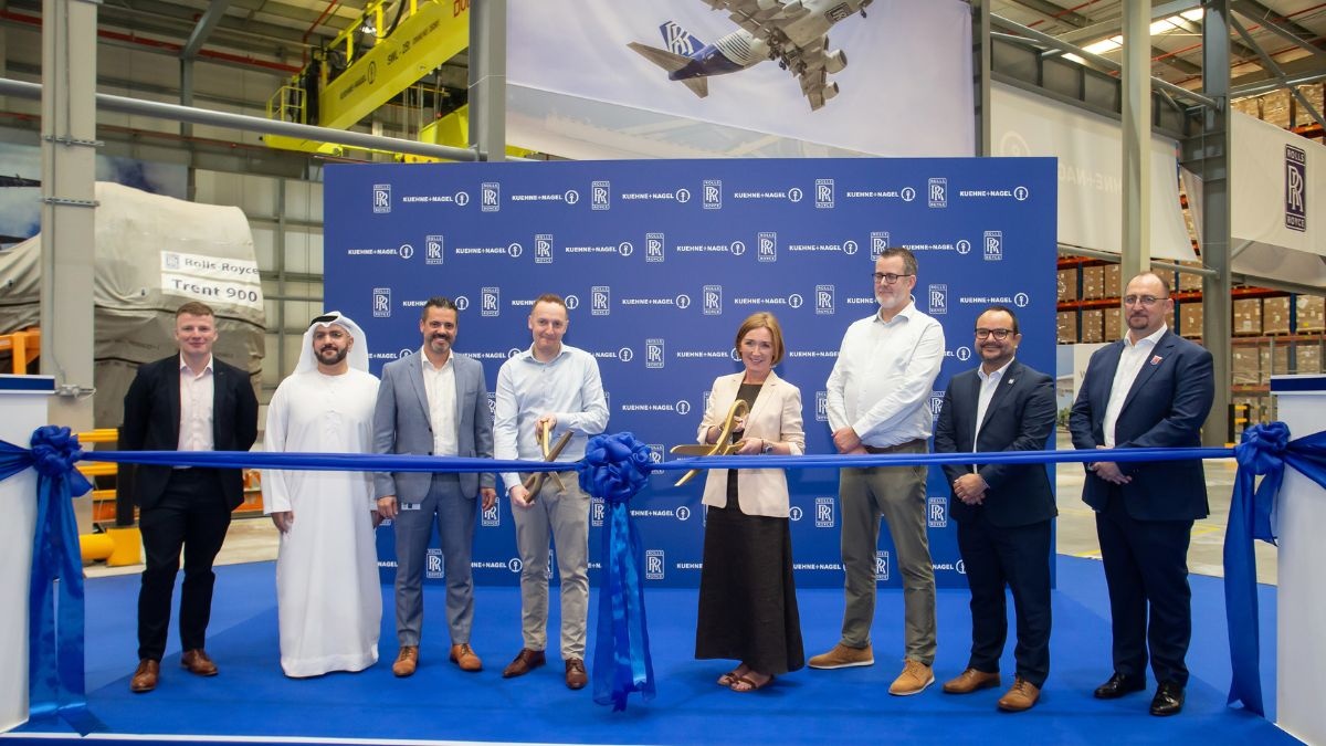 דובאי: Kuehne+Nagel חנכה מרכז לוגיסטי למנועי רולס רויס 