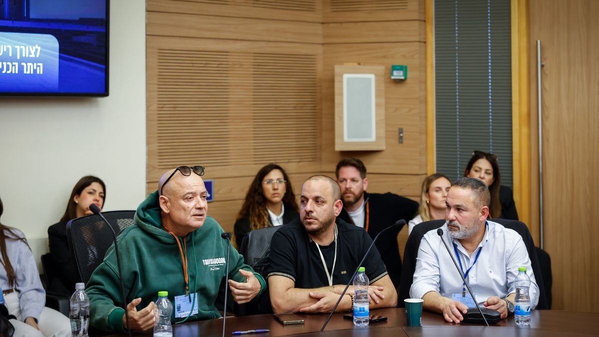 בעלי עסקים שהשתתפו בדיון בוועדת הכספים של הכנסת